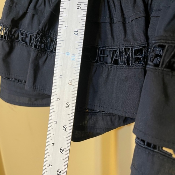 Blouse with ruffle logo - Picture 8 of 10